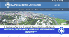 Desktop Screenshot of ktu.edu.tr